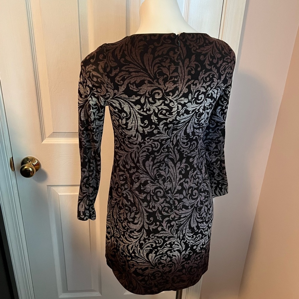 Like new Jessica Howard black and brown long sleeve‎ printed dress - Picture 5 of 5
